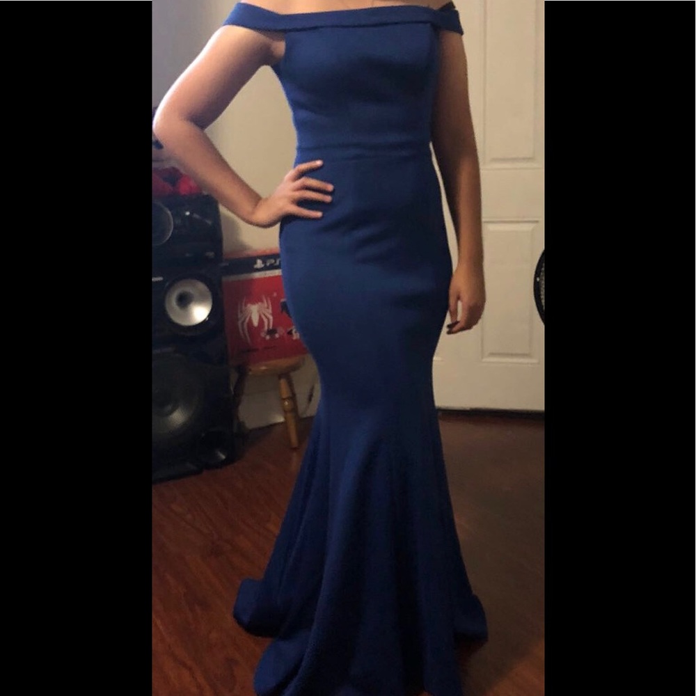 Blue prom Dress